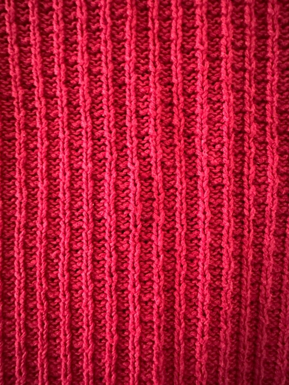 Vintage 90s Eddie Bauer Red Knit Linen Blend Sweater Vest Women's Size Medium - Picture 13 of 16